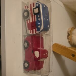 Salt & Peper Shaker - Amerucan Classic Red and Blue